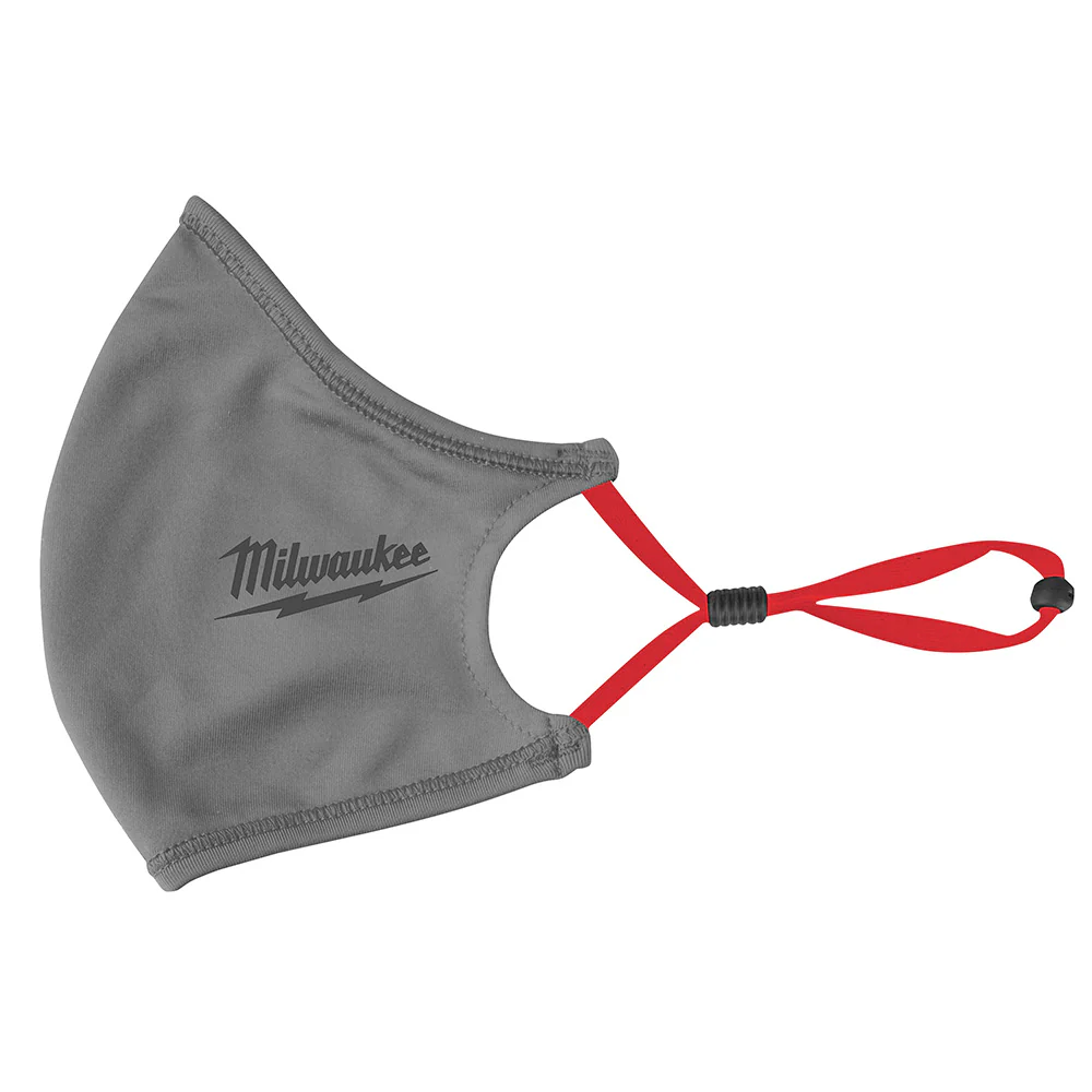 Milwaukee 48-73-4231, 2 Layer Face Mask, Gray (3/pkg) - Image 5