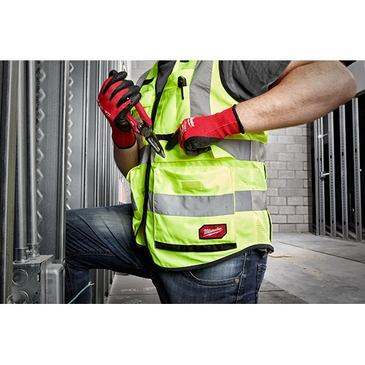 Milwaukee 48-73-5083, High Visibility Yellow Performance Safety Vest - XXL/XXXL (CSA) - Image 4
