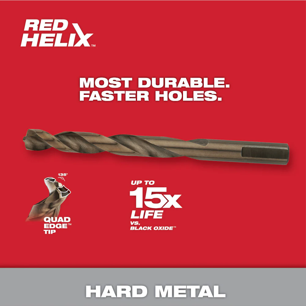 Milwaukee 48-89-2317, RED HELIX Cobalt Drill Bits 5/16'' - Image 3