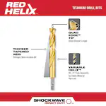 Milwaukee 48-89-4633, SHOCKWAVE RED HELIX Titanium Drill Bit Set -10 PC - Image 4