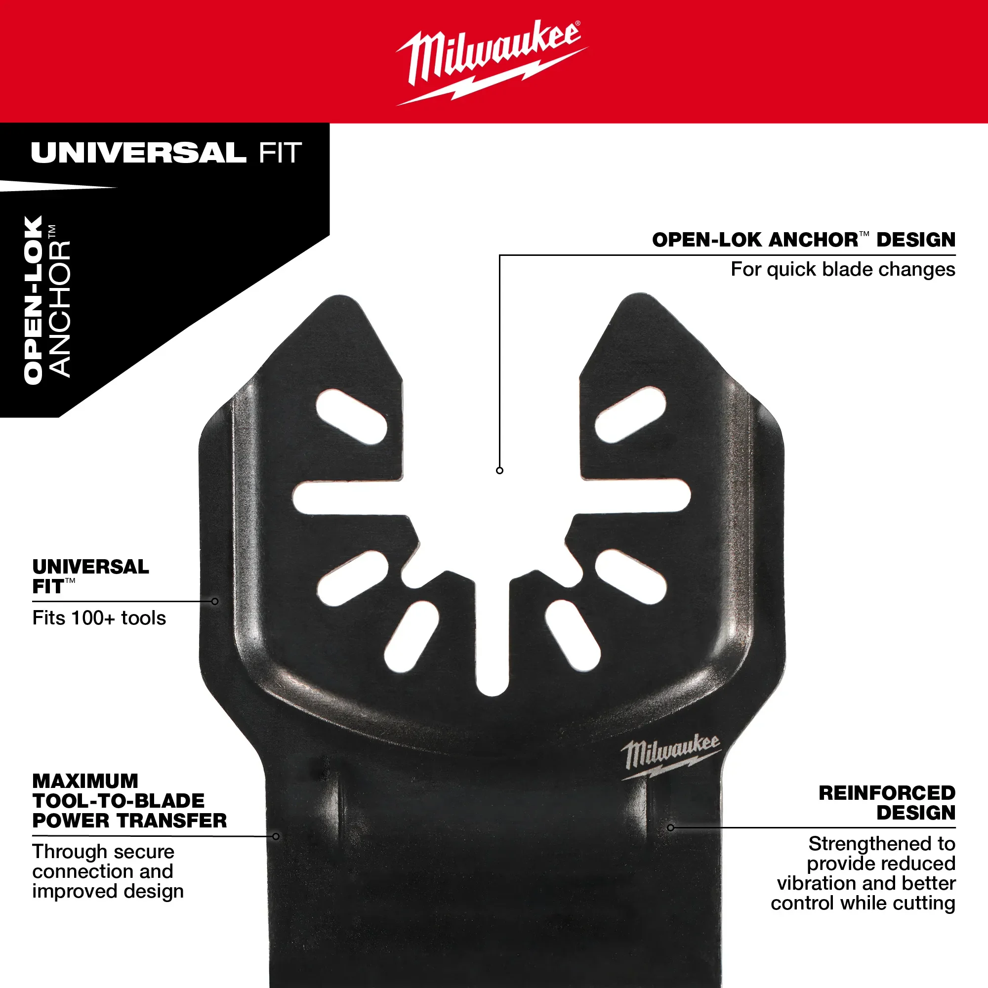 Milwaukee 49-10-9001, OPEN-LOK 3PC ALL PURPOSE MULTI-TOOL BLADE VARIETY PACK - Image 4
