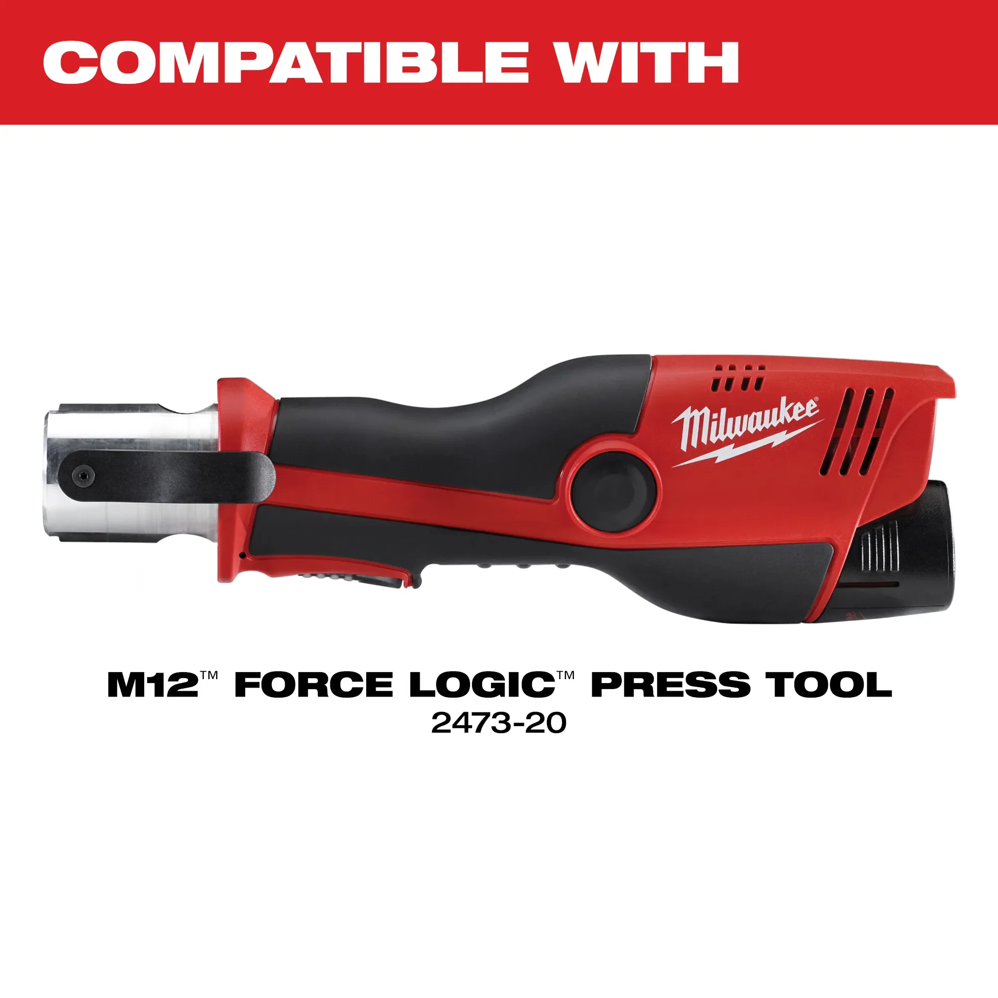Milwaukee 49-16-2462Z, ¼”- 1-1/8” ZoomLock® MAX Press Jaw Kit for M12™ FORCE LOGIC™ Press Tools - Image 4