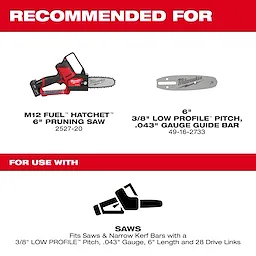 Milwaukee 49-16-2732, 6" Saw Chain - Image 7