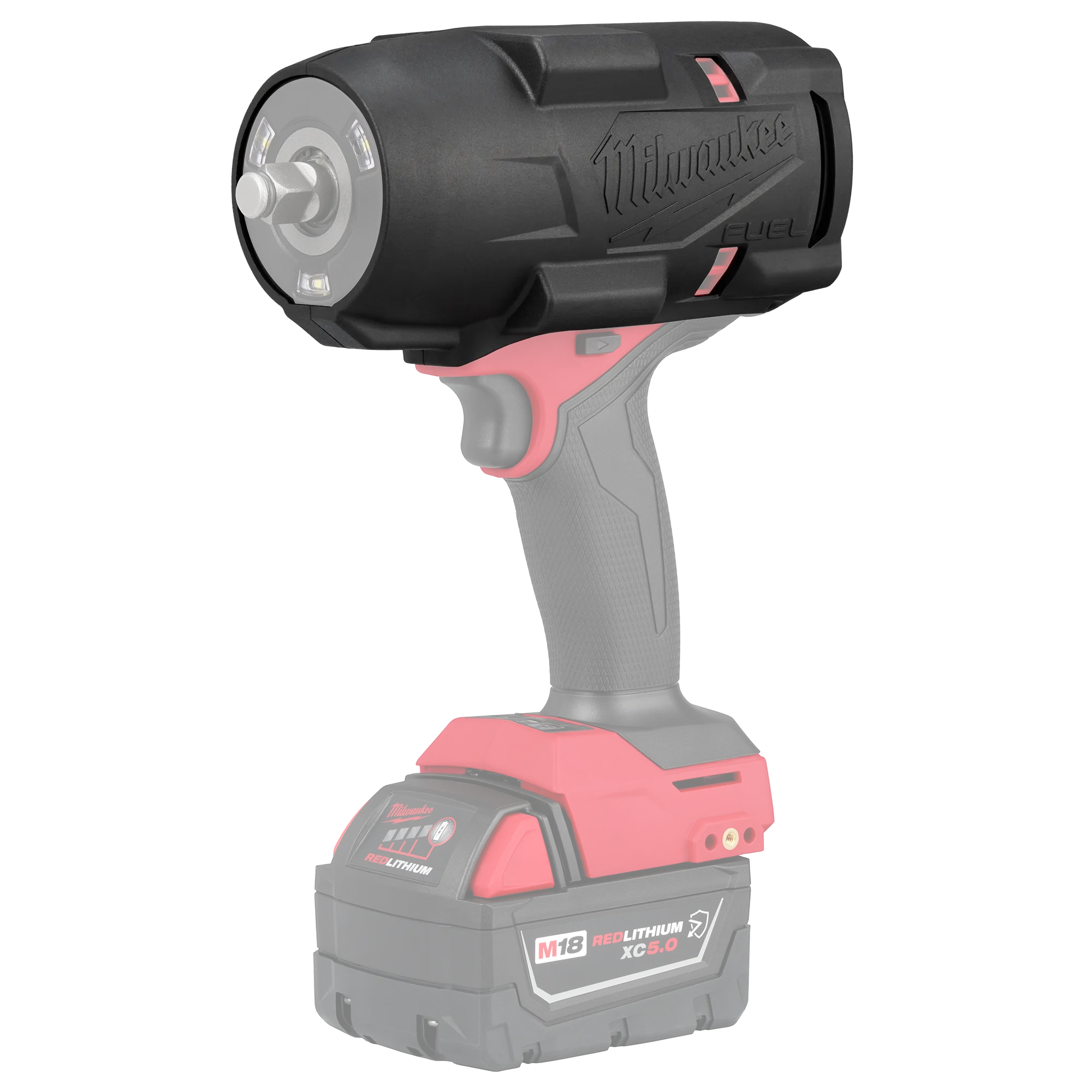 Milwaukee 49-16-2967, M18 FUEL™ 1/2" High Torque Impact Wrench w/ Friction Ring Protective Boot - Image 4