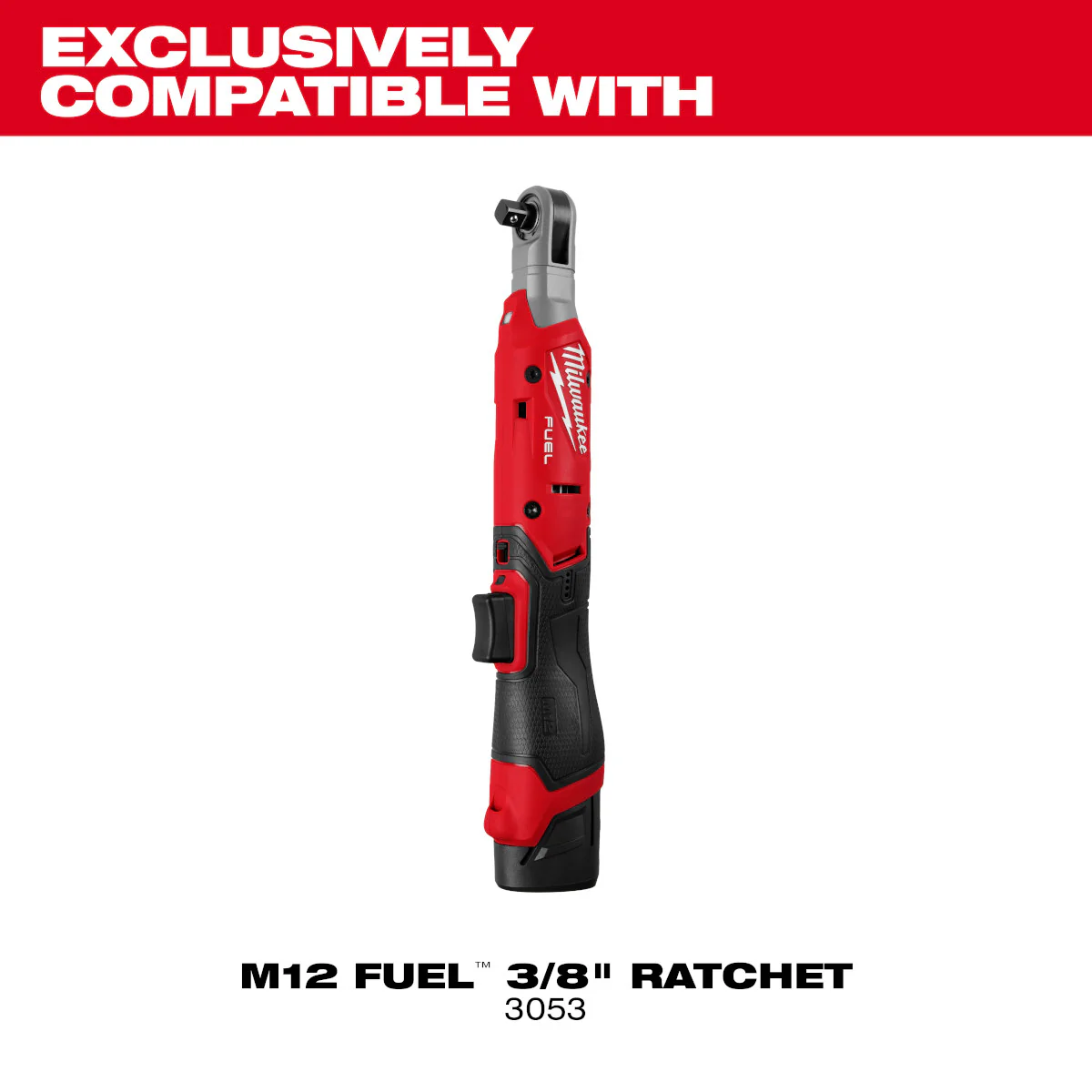 Milwaukee 49-16-3053, M12 FUEL™ 3/8” Ratchet Protective Boot - Image 2