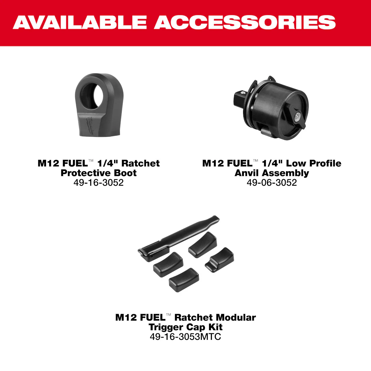 Milwaukee 49-16-3053, M12 FUEL™ 3/8” Ratchet Protective Boot - Image 7