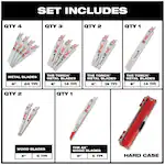 Milwaukee 49-22-3313, 13pc Sawzall Blade Set - Image 2