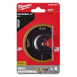 Milwaukee 49-25-1271, OPEN-LOK 3-1/2" TITANIUM ENHANCED BI-METAL SEGMENTED BLADE 1PK - Image 2