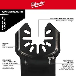 Milwaukee 49-25-1501, OPEN-LOK 1-3/8" TITANIUM ENHANCED CARBIDE TEETH METAL BLADE 1PK - Image 4