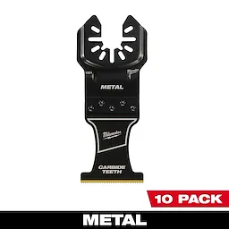 Milwaukee 49-25-1509, MILWAUKEEÂ® OPEN-LOKâ„¢ 1-3/8" Carbide Teeth Metal Multi-Tool Blades 10PK - Image 2