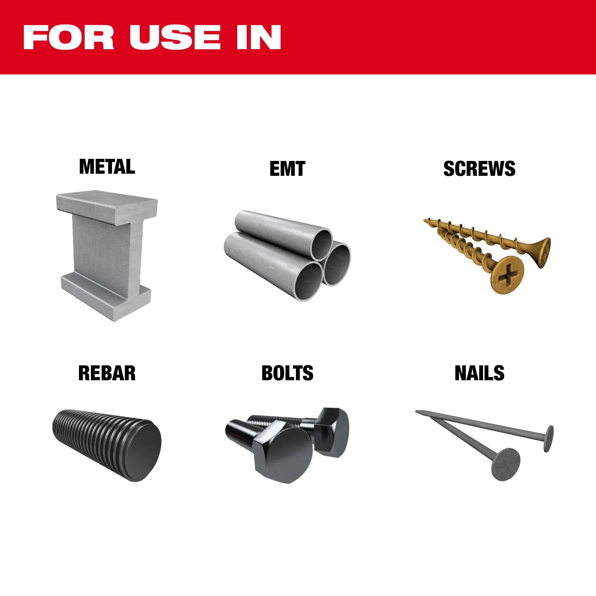 Milwaukee 49-25-1569, NITRUS CARBIDE™ Extreme Metal Universal Fit OPEN-LOK™ Multi-Tool Blade 10PK - Image 2