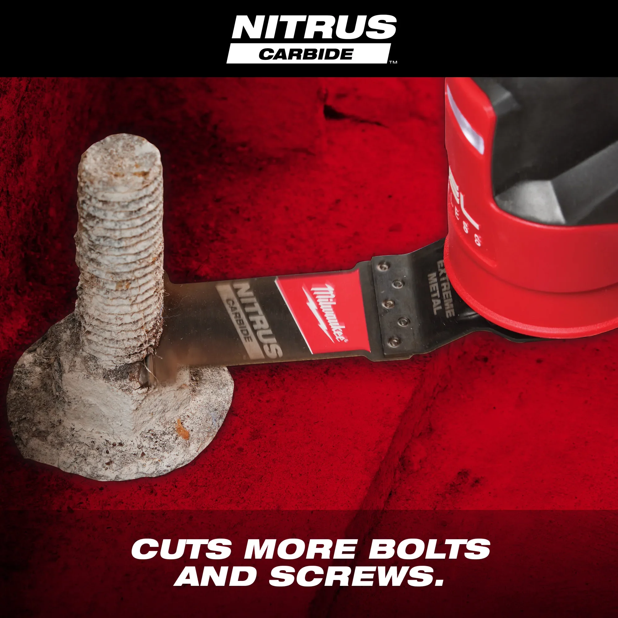 Milwaukee 49-25-1569, NITRUS CARBIDE™ Extreme Metal Universal Fit OPEN-LOK™ Multi-Tool Blade 10PK - Image 4