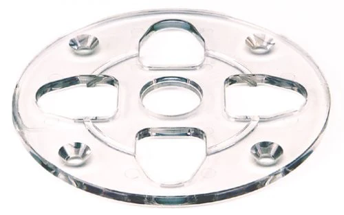 Milwaukee 49-54-1026, Clear 7 in. Diameter 1-3/16 in. Center Hole Sub-Base