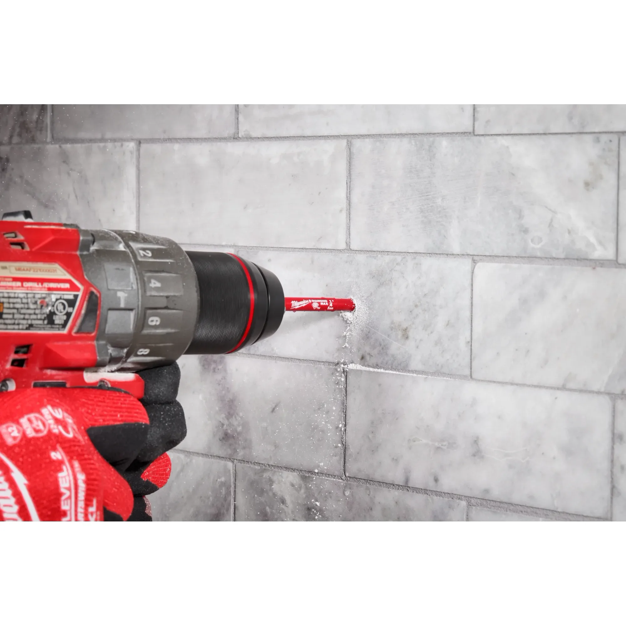 Milwaukee 49-56-0501, Milwaukee® 1/4" Diamond Max™ Hole Saw Bits - 2PK - Image 6