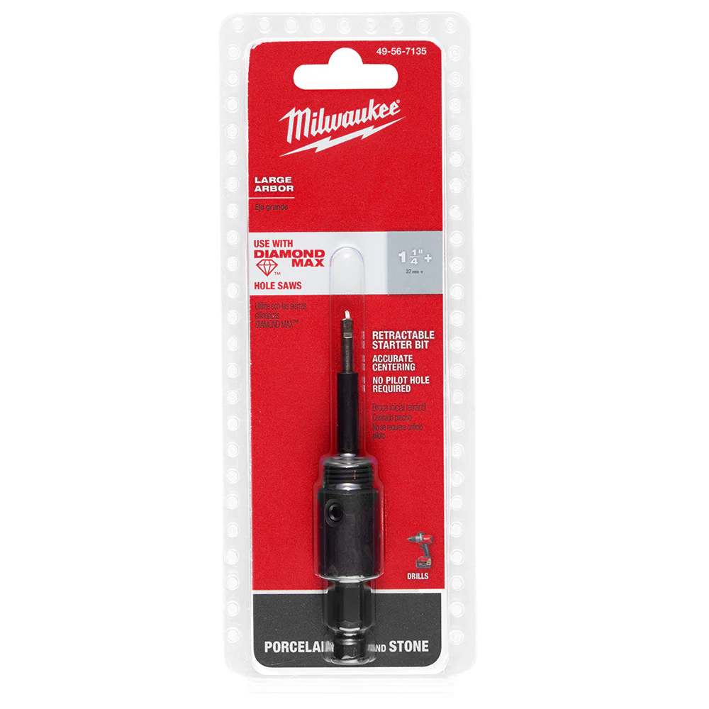 Milwaukee 49-56-7135, Retractable Starter Bit with Large Arbor - Image 2