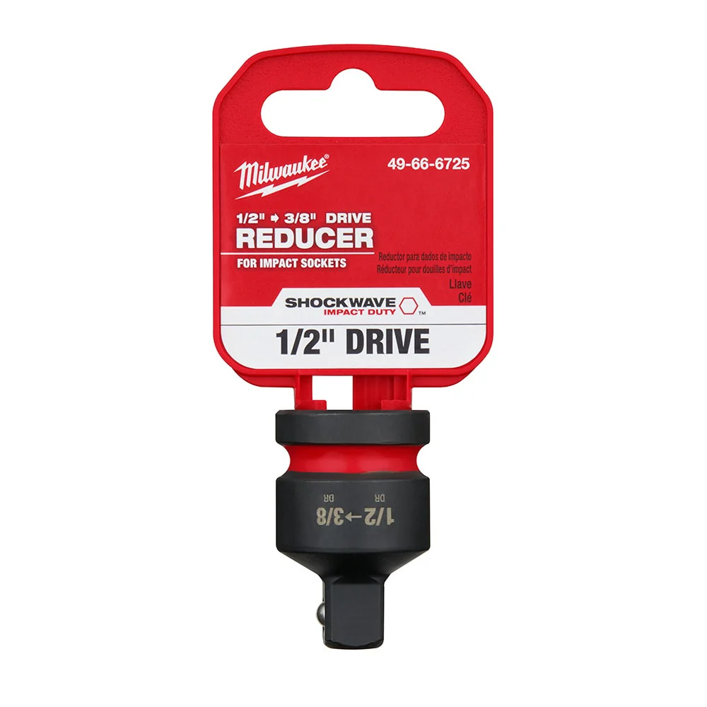 Milwaukee 49-66-6725, SHOCKWAVE™ Impact Duty 1/2" Drive 3/8" Drive Reducer - Image 2