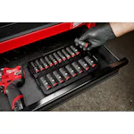 Milwaukee 49-66-6816, SHOCKWAVE Impact Duty™ Socket 3/8” Dr 19PC MM TRAY Set - Image 3
