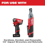 Milwaukee 49-66-7002, SHOCKWAVE 1/4" Drive Impact Duty Metric Standard 6 Point Socket Set - 14 Piece - Image 6