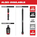 Milwaukee 49-66-7003, SHOCKWAVE 1/4" Drive Impact Duty Metric Deep 6 Point Socket Set - 14 Piece - Image 8