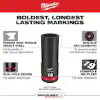 Milwaukee 49-66-7036, 6PC SHOCKWAVE Impact Duty™ 3/8" Drive Metric Standard Socket Set - Image 7