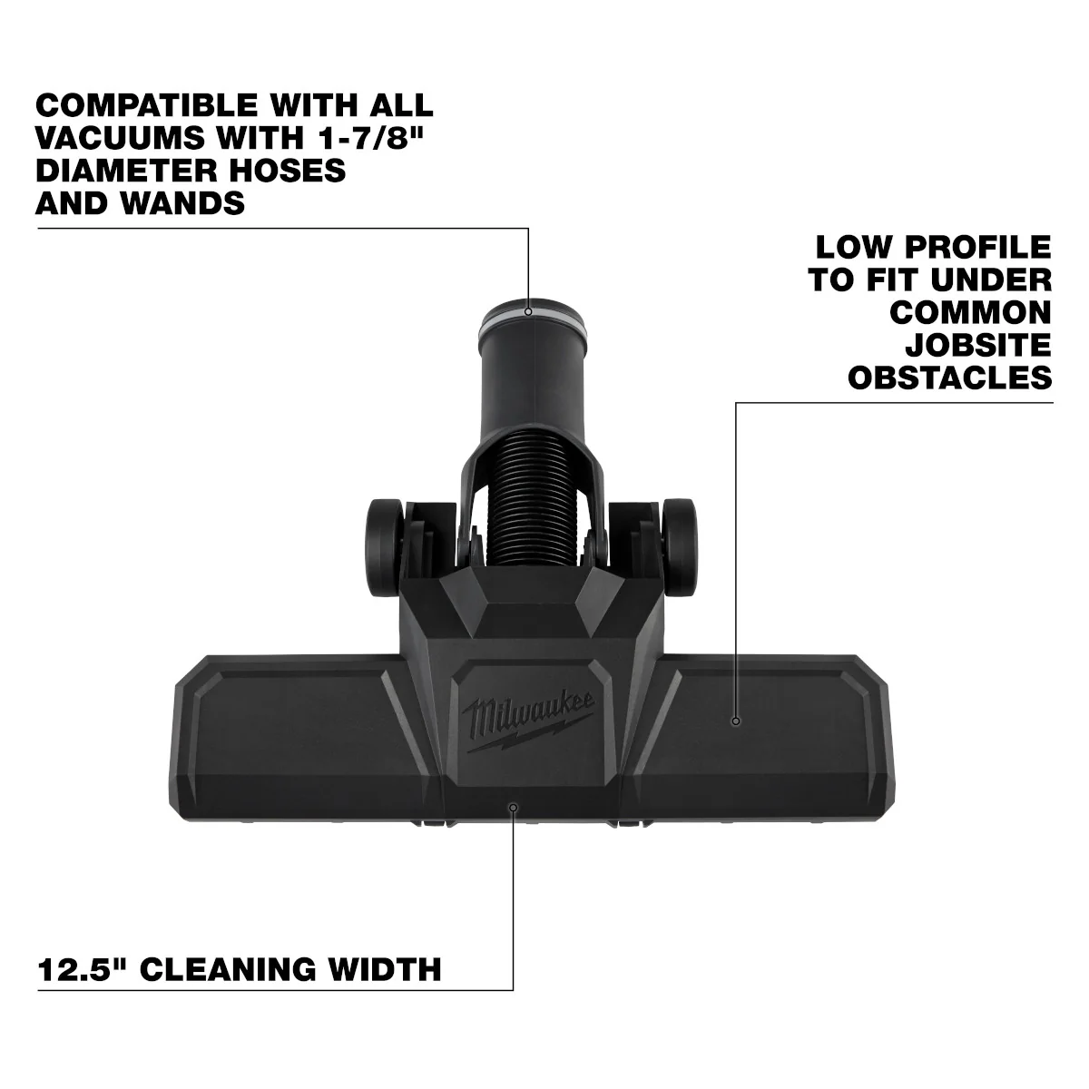 Milwaukee 49-90-1967, 1-7/8" Pivoting Floor Tool - Image 2