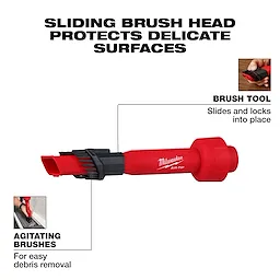 Milwaukee 49-90-2028, AIR-TIP™ 2-in-1 Utility Brush Tool - Image 2