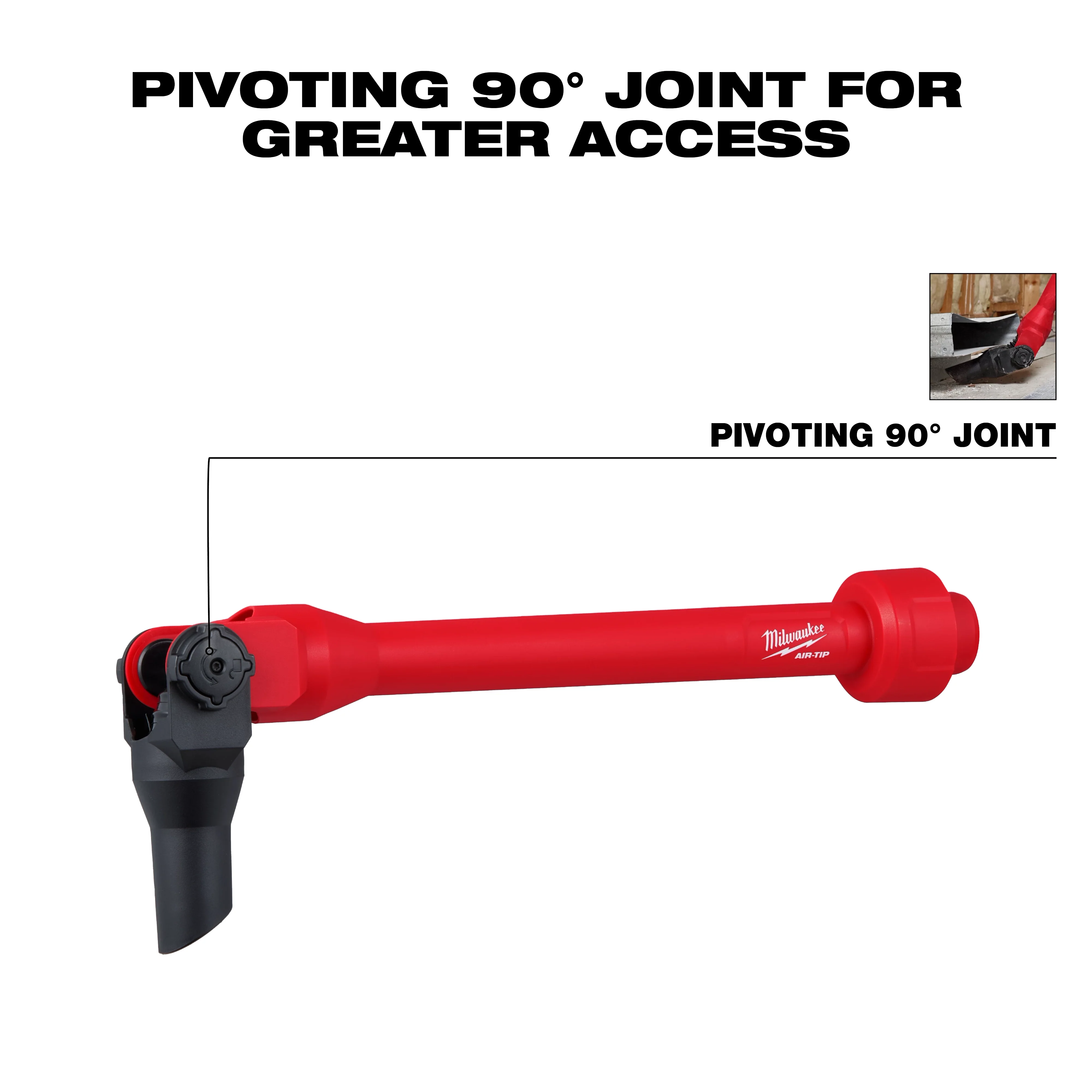 Milwaukee 49-90-2031, AIR-TIP™ Pivoting Extension Wand - Image 4