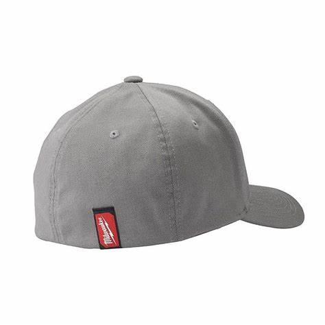 Milwaukee 504G, Flexfit Fitted Hat (Gray) - Image 3