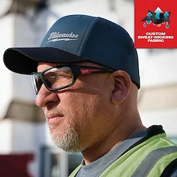Milwaukee 507BL-SM, WORKSKIN PERFORMANCE FITTED HATS - BLUE S/M - Image 6