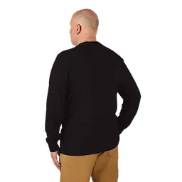 Milwaukee 604B-L, HYBRID WORK TEE - LONG SLEEVE BLACK L - Image 3