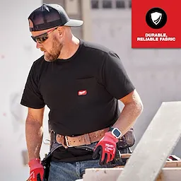 Milwaukee 605B-M, HEAVY DUTY POCKET T - SS BLACK M - Image 6