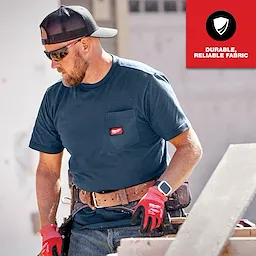 Milwaukee 605BL-M, HEAVY DUTY POCKET T - SS BLUE M - Image 6