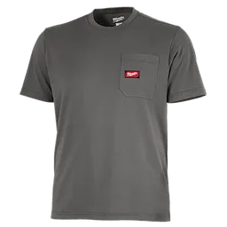 Milwaukee 605G-M, HEAVY DUTY POCKET T - SS GRAY M - Image 2