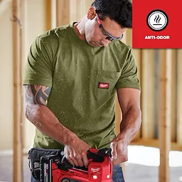 Milwaukee 605GN-L, HEAVY DUTY POCKET T - SS GREEN L - Image 7