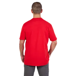 Milwaukee 607R-M, BIG LOGO WORK TEE SS - RED M - Image 4