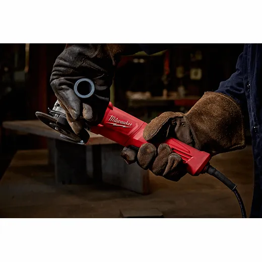 Milwaukee 6142-30, 11 Amp Corded 4-1/2 in. Small Angle Grinder with Lock-On Paddle Switch - Image 5