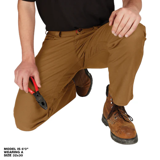 Milwaukee 701K Men's Heavy Duty Flex Work Pants with 6 Pockets - Khaki (Discontinued) - Image 6