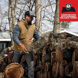 Milwaukee 801BR-M, HEAVY DUTY SHERPA-LINED VEST - BROWN M - Image 5