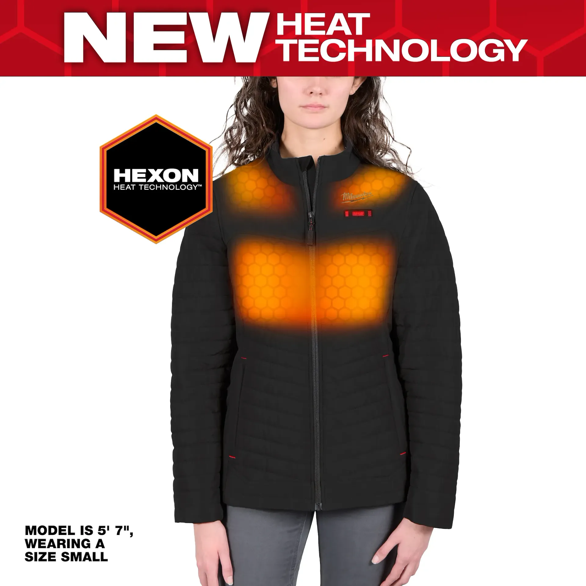 Milwaukee F102B-21 M12 WOMENS BLACK AXIS JACKET KIT