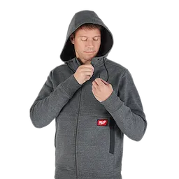 Milwaukee M250G, GRIDIRON™ Full-Zip Hoodie Gray - XL - Image 4