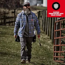 Milwaukee M551G, GRIDIRON™ Flannel Shirt Gray - S - Image 5
