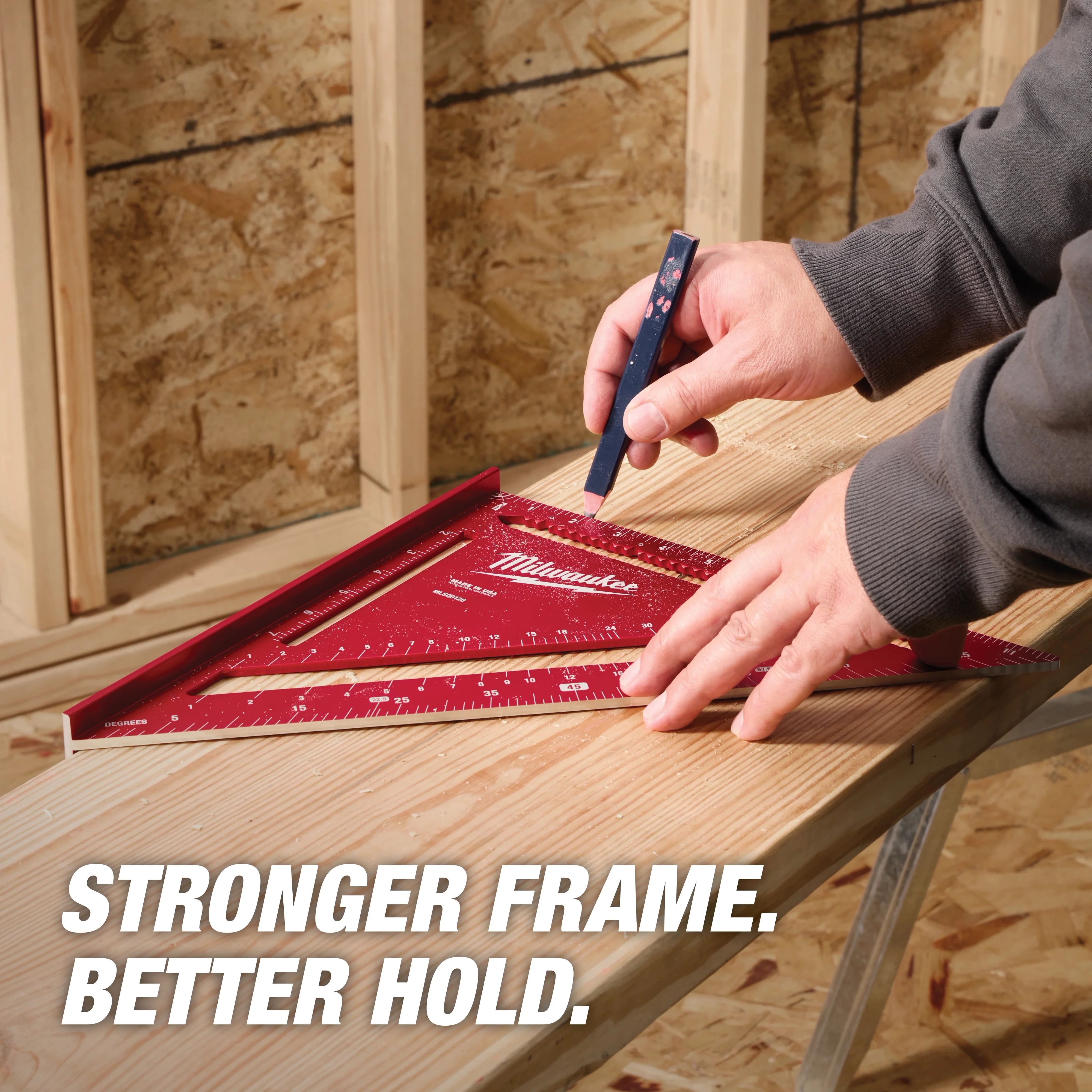 Milwaukee MLSQ0120, 12" Rafter Square - Image 4