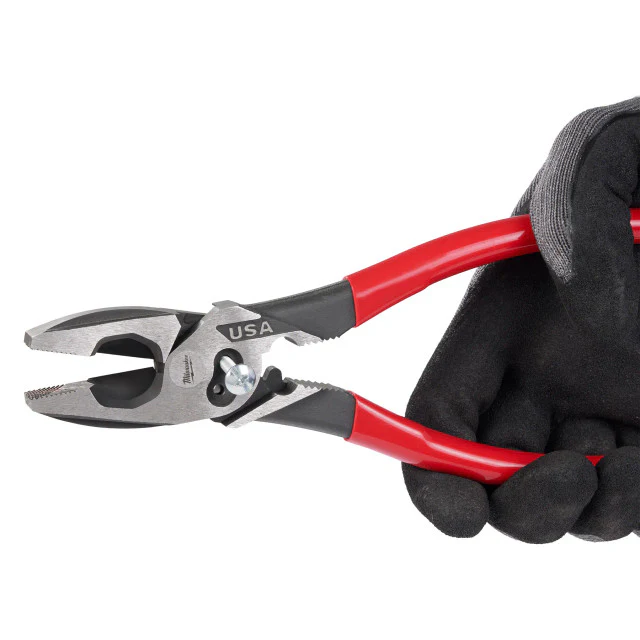 Milwaukee MT500C,  9" Lineman's Dipped Grip Pliers w/ Crimper & Bolt Cutter (USA) - Image 8
