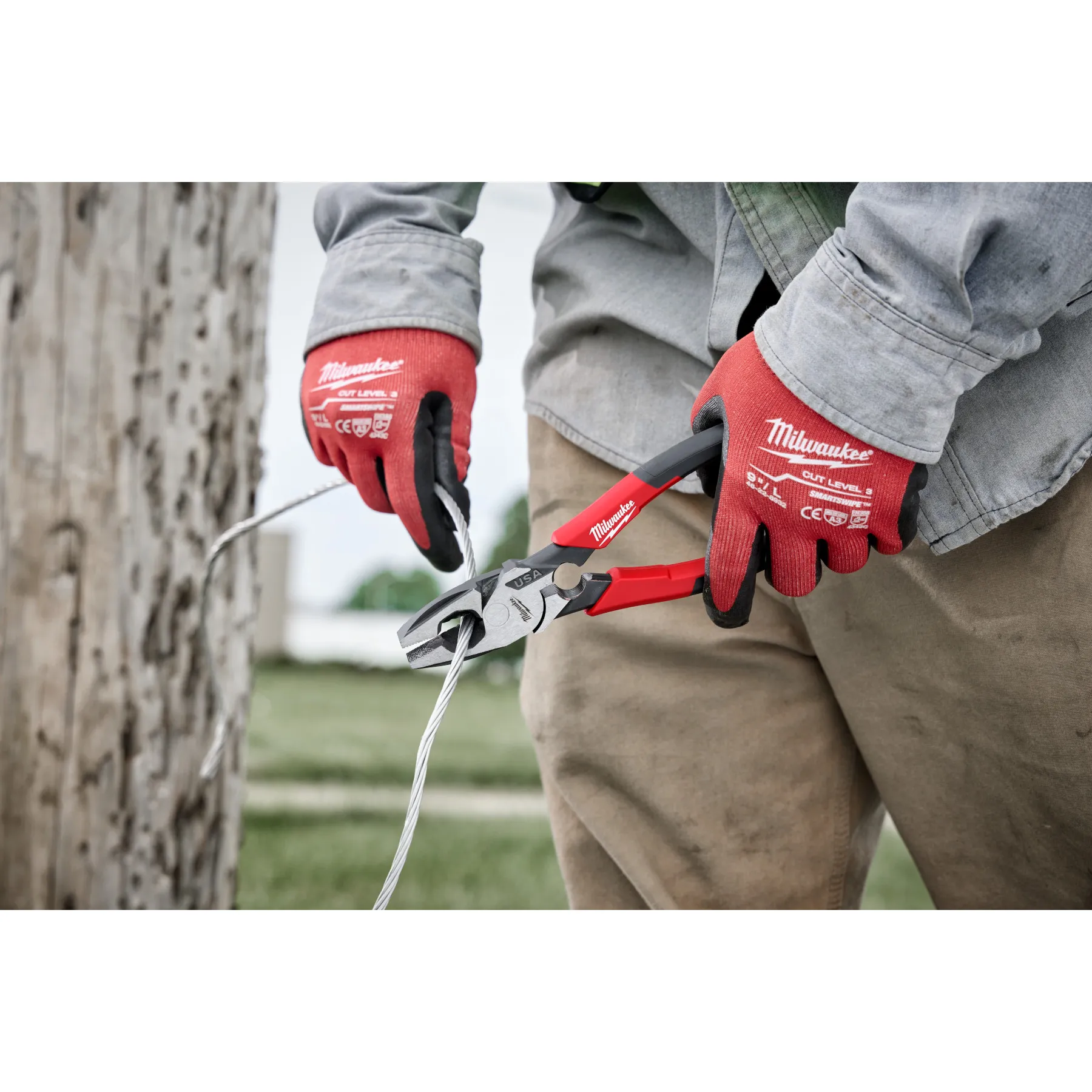 Milwaukee MT550T, 9" LINEMAN COMFORT PLIER W/ TC USA - Image 6