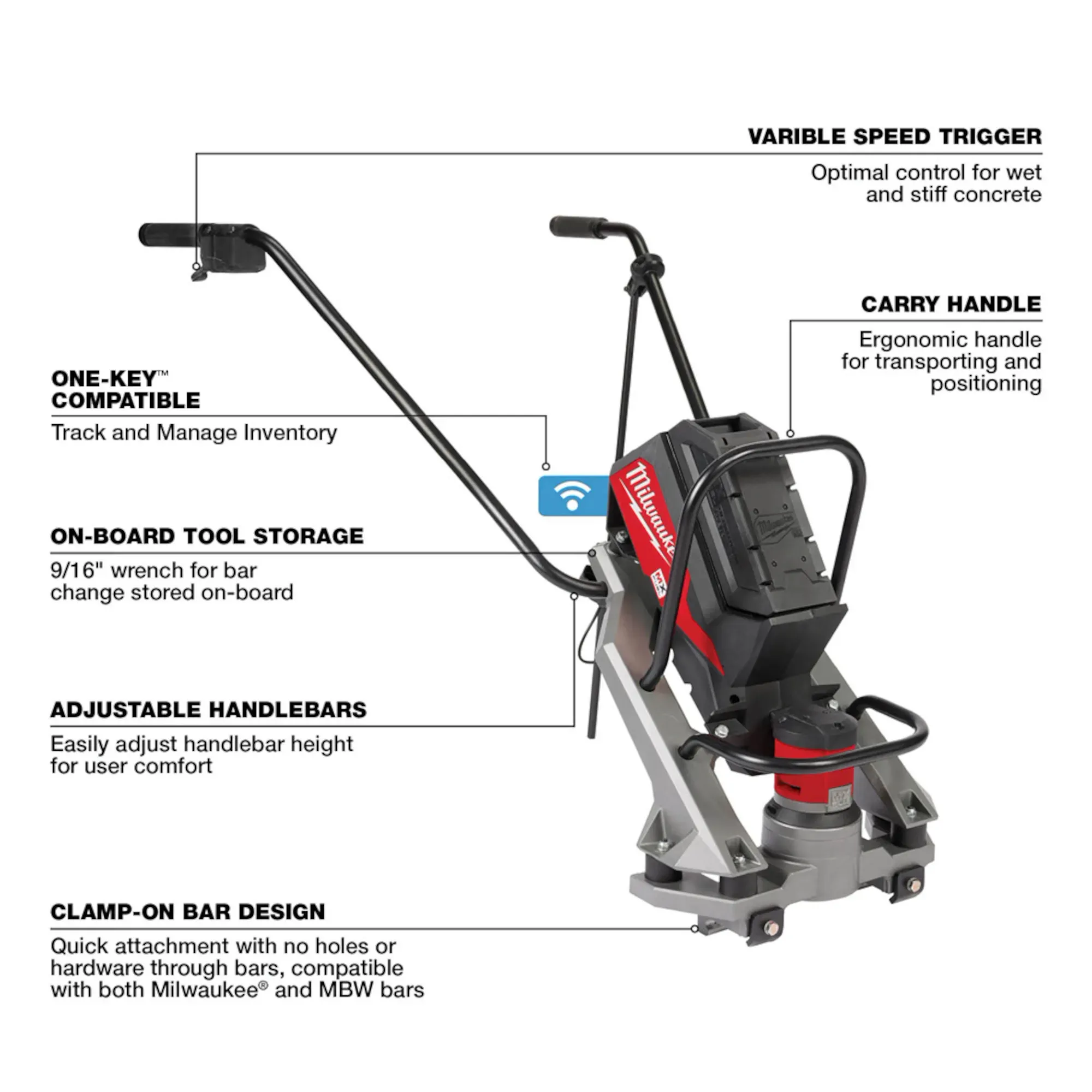 Milwaukee MXF381-2CP, MX FUEL Vibratory Screed Kit - Image 6