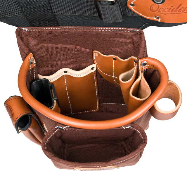 Occidental Leather 9855, Adjust-to-Fit™ FatLip™ Tool Bag Set - Cafe - Image 3