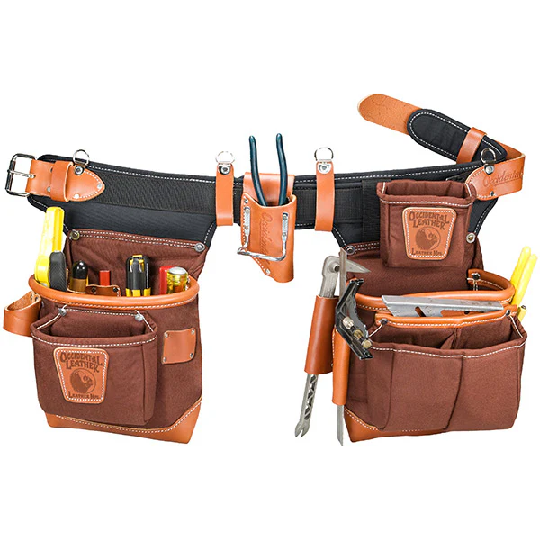 Occidental Leather 9855LH, Adjust-to-Fit™ FatLip™ Tool Bag Set - Cafe - Left - Image 2