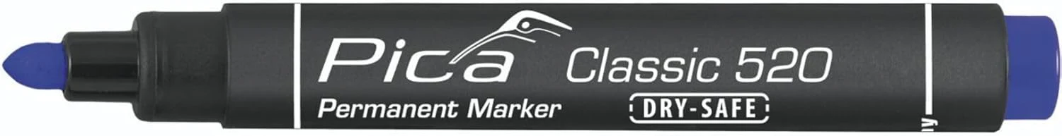 Pica 520/41, Permanent marker 1-4mm, Round tip, blue - Image 3