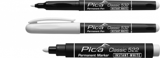 Pica 522/52, Permanent marker INSTANT WHITE, 1-4mm