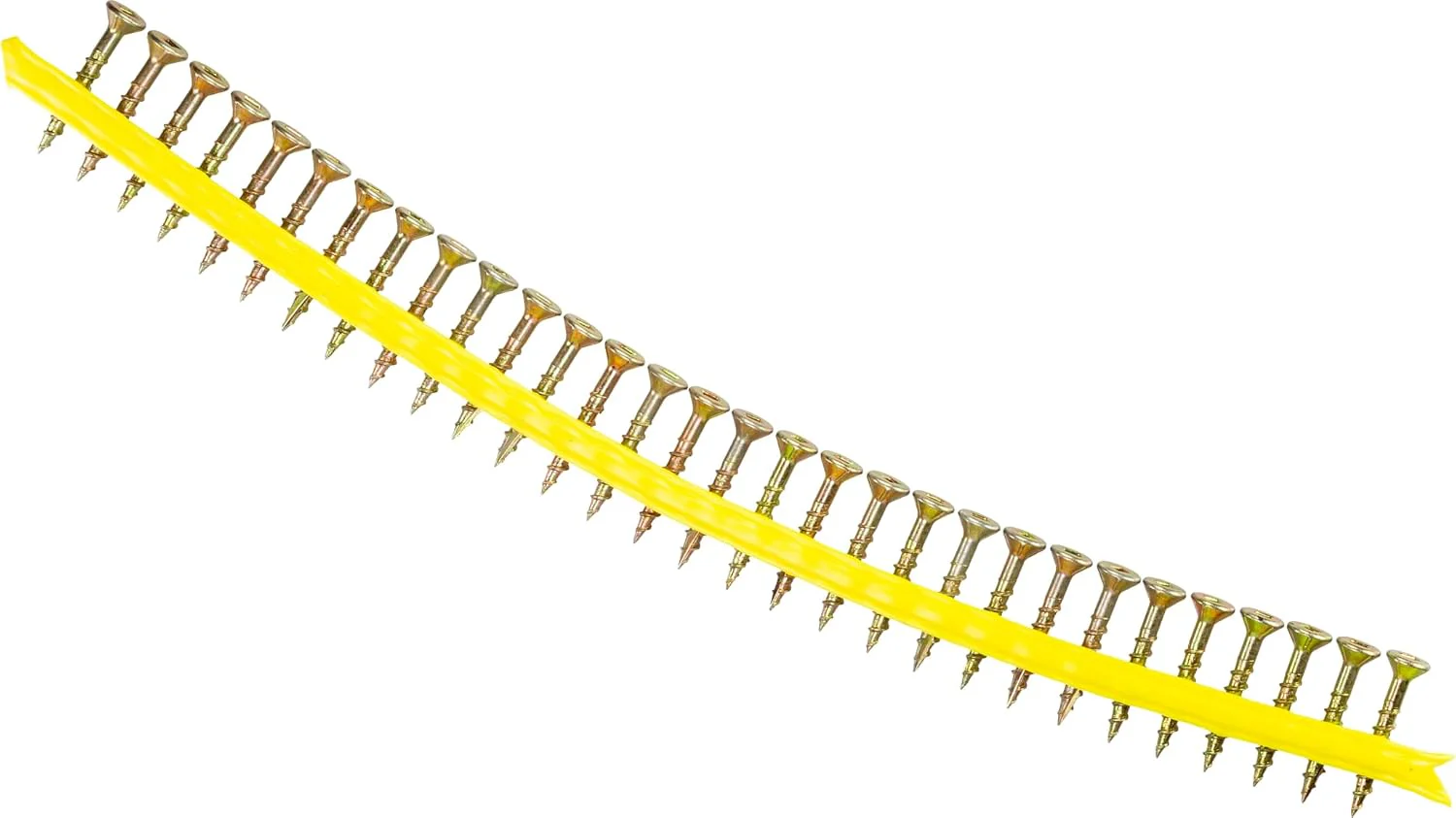 Quik Drive WSC114S-17, WSC Wood Screw Type 17 Yellow Zinc #8  X 1-1/4" (2500 PC/Box) - Image 9